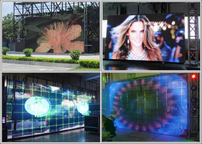 Easy Maintenance LED Curtain Display Energy Saving 140 / 70 °View Angle