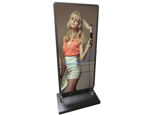 85 Inch P4 LED Advertising Player Silver Color Easy Maintenance