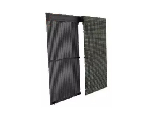 High Brightness Customized LED Curtain Display Low Wind Resistance