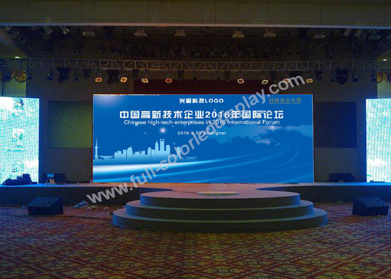 P6.25 Indoor LED Stage Display Light Weight Moveable DVI VGA HDMI Input
