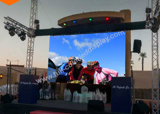 Wide View Angle Outdoor Rental LED Display Easy Installation 14kg