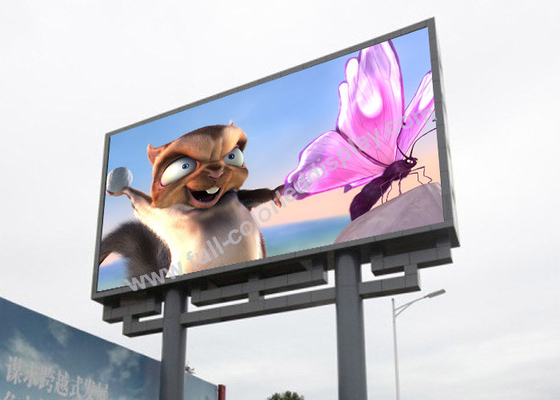 Permanent Outdoor Fixed Led Display For Advertising OEM / ODM Available