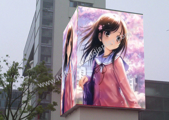 Lightweight Outdoor Fixed LED Display For Square Outside 110/240V 