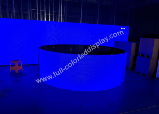 Inner Outer Curved Led Display , Arc Led Display P3.91 / P4.81 / P5.95 / P6.25