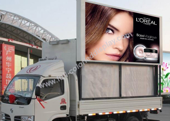 6 Mm Pixel Pitch Truck Mobile LED Display Full Color For Shopping Guide