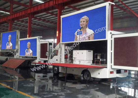 10Mm Pixel Pitch Truck Mobile LED Display For Advertising 1R1G1B