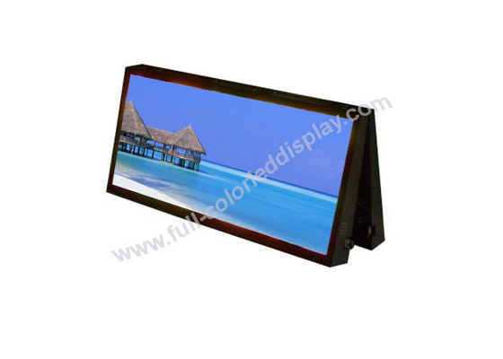 Professional P5 Taxi Roof Led Display , Taxi Led Sign Double Sided