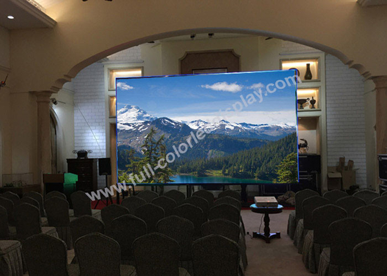 P6 Rgb Indoor Fixed Led Display Rental / Stage Led Screens Wide Viewing Angle