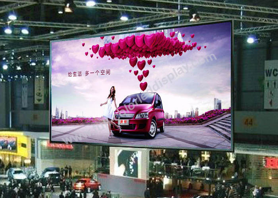 Ultra Thin Mobile Slim 5mm Inside Rental LED Video Wall Panel For Car Show