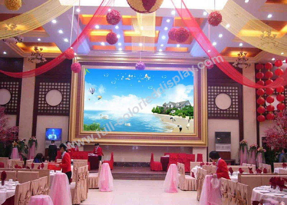 Inside P6 Rental Electronic Full Color LED Display Board With 576x576 Mm Cabinet