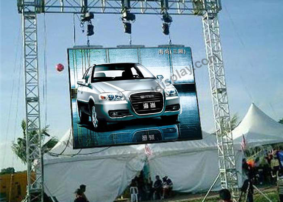 1/4 Scan Outdoor Full Color Led Display P6 , Ip65 Waterproof Led Advertisement Board