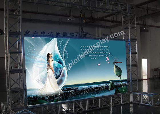 Advertising P7.62 Full color LED display / indoor led screen with VMS Video Processor
