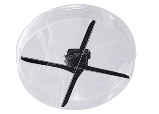 70cm Diameter LED Advertising Player LED Hologram Fan 120W MP4 AVI RMVB Supported