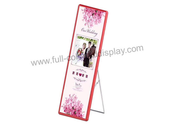 HD P6 Light Weight LED Poster Display AC 110V -240V For Reception / Store Decoration