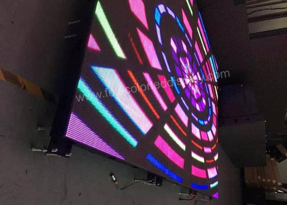 Outdoor Floor LED Stage Floor Display Anti Scratch Mask Interactive Glass Bridge Applied