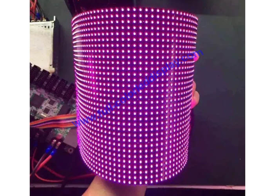 SMD1515 Soft Flexible Led Display Indoor P2 20W For Cylindrical Column