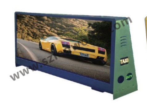 3G 4G Wifi Taxi Top LED Display USB Double Sided Waterproof Taxi Top Advertising Signs
