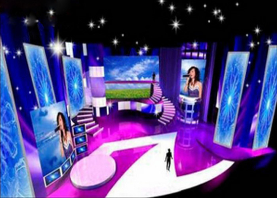 Indoor Led Video Curtain Rental 12.5 Pixel Pitch