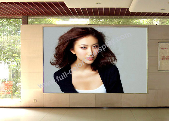 Rgb Indoor Full Color Led Display Panel , P2.5 High Definition Big Led Screen Iron Cabinet