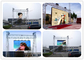 Light Thin Outdoor LED Video Wall Rental 6mm Pixel Pitch Blue Die - Casting Cabinet