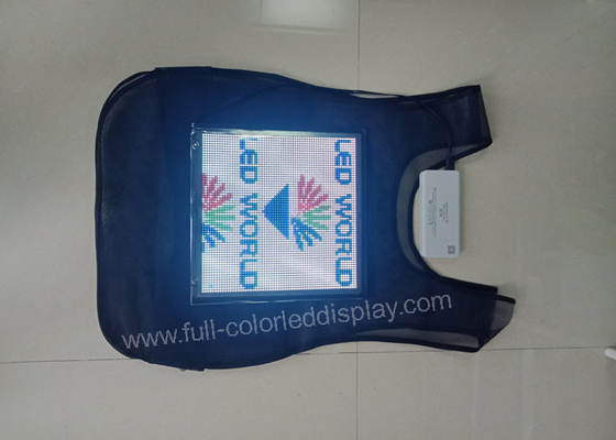 Outdoor Walking Vest Advertising LED Displays P3.75 / P3.91 / P4.81 SMD 3 In1