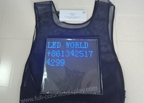 Waistcoat Vest Advertising Led Display Screen 1000cd/m2 Brightness 3.91mm Pixel Pitch