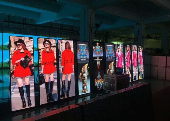 High Refresh Rate P5 Led Digital Signage Display 1000 Nits Brightness Floor Standing