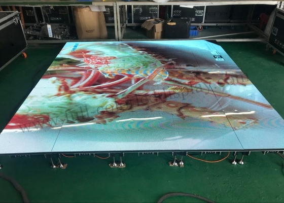 IP65 Waterproof Acrylic Led Screen floor Tile Backdrop , Led Curtain Display With Radar System