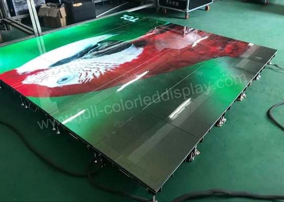 Video Floor Dance Display Led Screen Stage Backdrop With Radar Interactive System