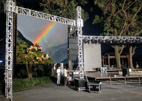 25W P3.91 Outdoor Rental LED Display Stage Screen High Resolution SMD2727 With No Fans