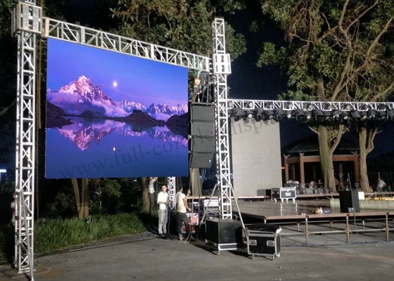 25W P3.91 Outdoor Rental LED Display Stage Screen High Resolution SMD2727 With No Fans