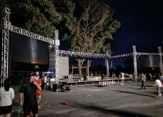 25W P3.91 Outdoor Rental LED Display Stage Screen High Resolution SMD2727 With No Fans