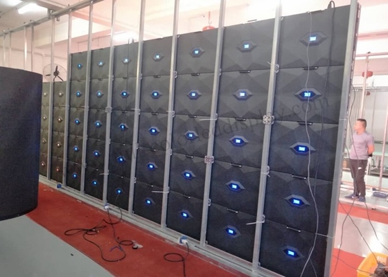 SMD3535 1R1G1B Outdoor Fixed LED Display P10 Magnesium Alloy Cabinet High Brightness