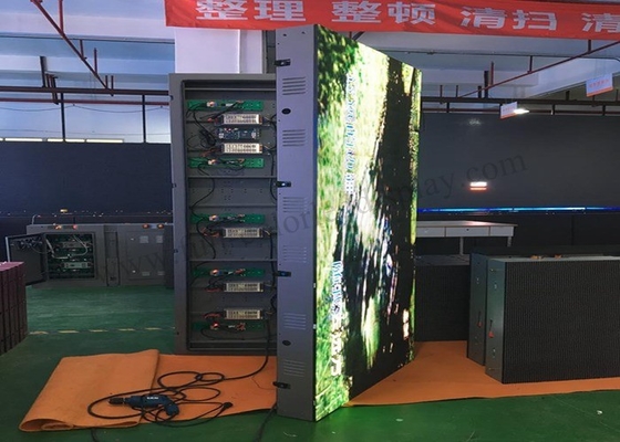 Double Sides Full Color Outdoor Advertising Led Display Front Open Service AC 220V