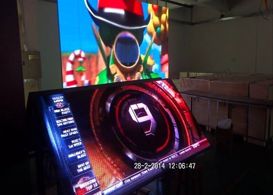 P6 Full Color LED Display Panel 7000 CD/M² SMD3535 With Customized Cabinet